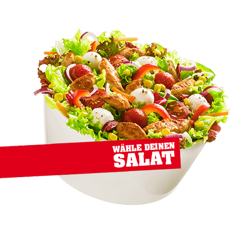 Mittag Salat nach Wahl normal
