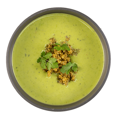 Erbsen-Chili-Zitronengras Suppe (vegan, scharf)