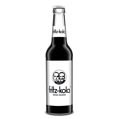Fritz-Kola ohne Zucker 0,33l (vegan)