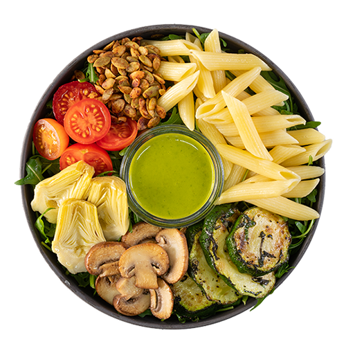 Basil Smash Pasta (vegan)