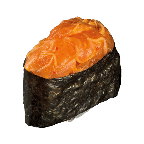 Gunkan Spicy Salmon (würzig scharf)