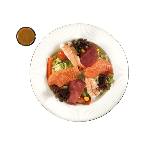 Sashimi Salat