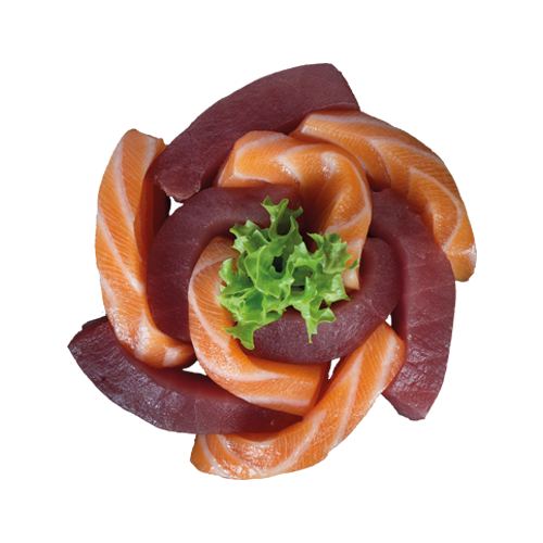 Sashimi Salmon and Tuna (10 Stück)