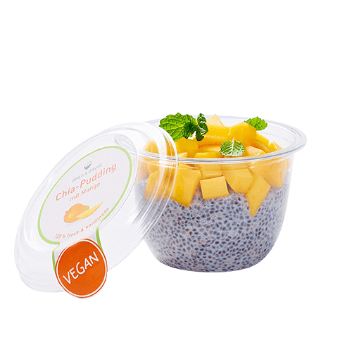 Mango Chia-Pudding (vegan)