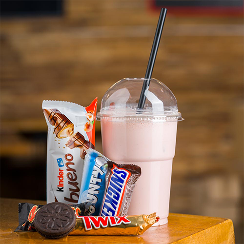 Vanille-Erdbeer-Mix Milkshake 0,4l