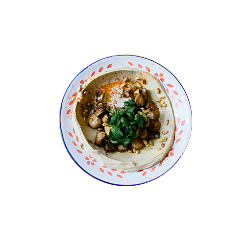 Hummus Mushrooms
