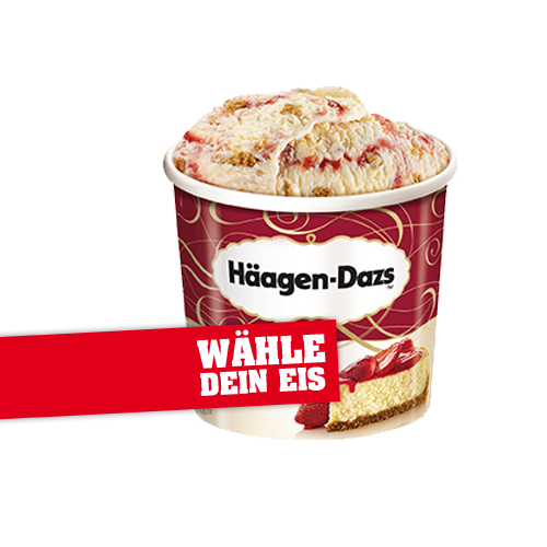 Mittagsmenü Häagen-Dazs Eis nach Wahl 95ml