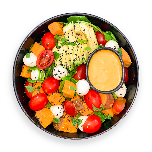 Hin und Veggie mit Dip nach Wahl