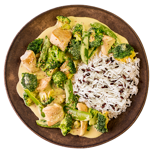 Zitronengras Curry mit Reis