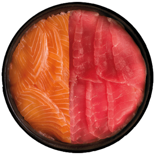 Chirashi Salmon und Tuna