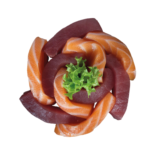 Sashimi Salmon and Tuna (10 Stück)