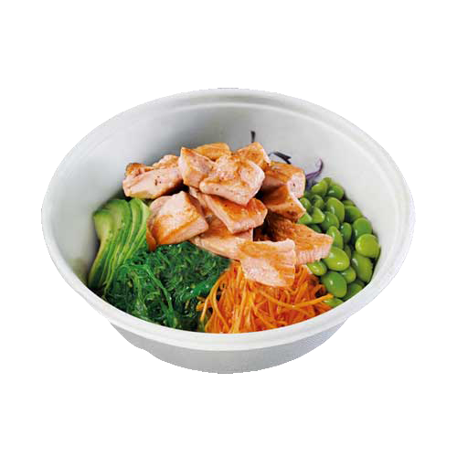 Poke Bowl Grilled Salmon