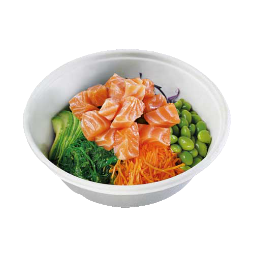 Poke Bowl Salmon Sashimi