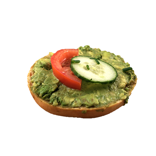 Brötchen mit Avocado
