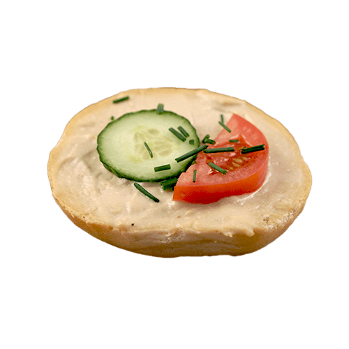 Brötchen mit Hummus