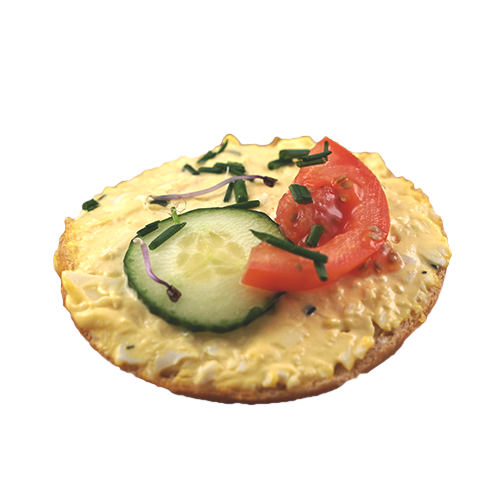 Brötchen mit Eiersalat