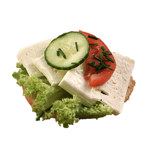 Brötchen mit Hirtenkäse