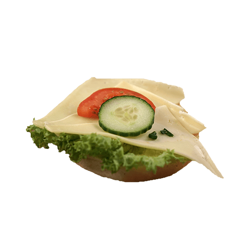 Brötchen mit Käse