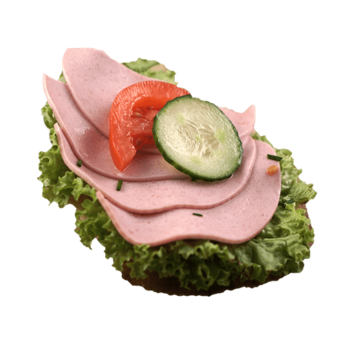 Brötchen mit Pute