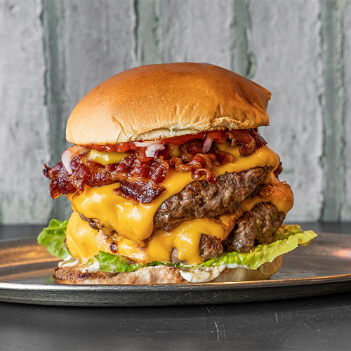 Crispy American Double Burger