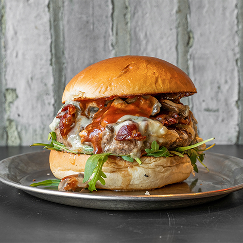 Gorgonzola-Galore Veggie Burger