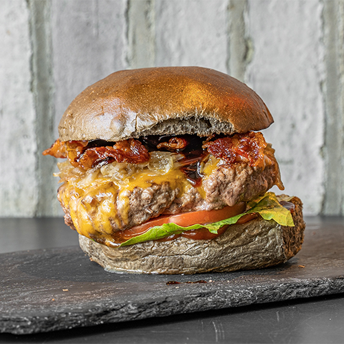 Jack Daniels-BBQ-Deluxe Veggie Burger
