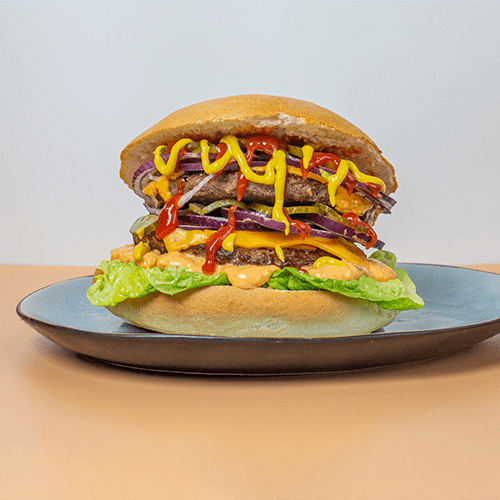 Doppel-Cheeseburger