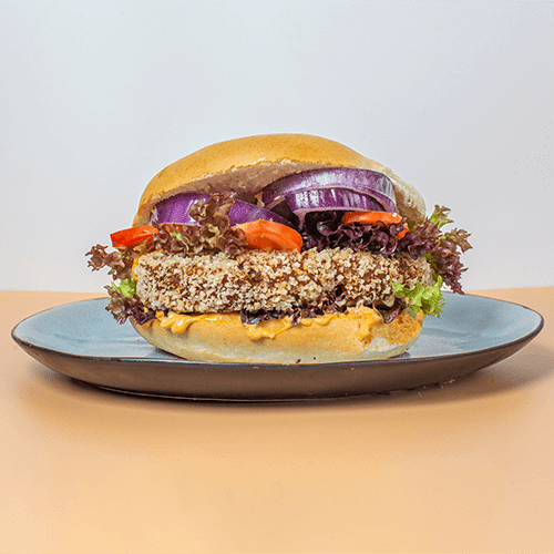 Sweet Potato and Bean Burger