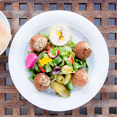Sesame Falafel platter (vegan)