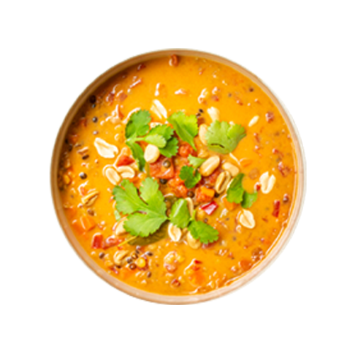 Red Thai Curry Soup (vegan, glutenfrei, laktosefrei)