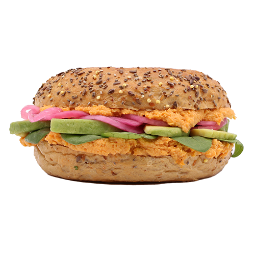 Avocado & Hummus Bagel (vegan)