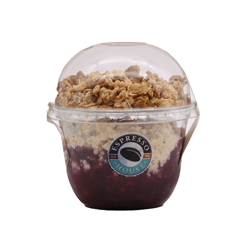 Overnight Oats mit Roter Grütze (vegan)