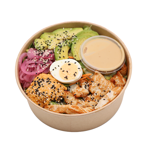 Rainbow Bowl Avocado Chicken