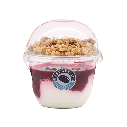 Skyr Joghurt mit Roter Grütze