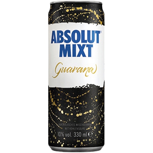 Absolut Mixt Vodka Guarana 10% Vol. 0,33l