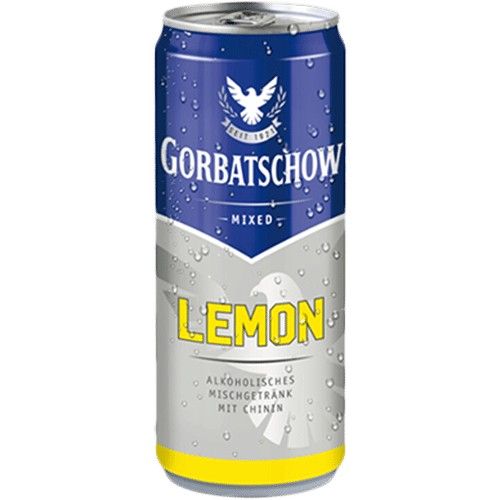 Vodka Gorbatschow Lemon 10% Vol. 0,33l