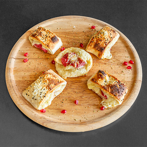 Pizzabrötchen Salami