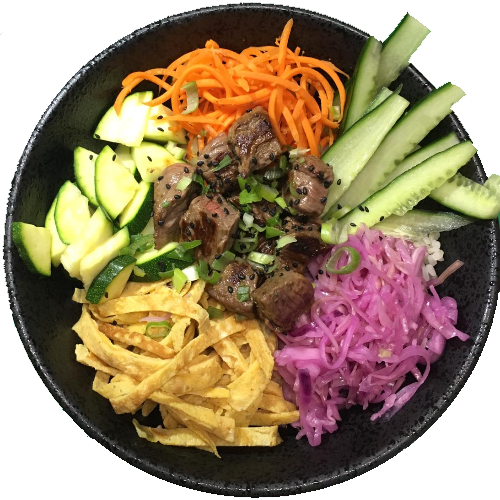Bowl Rind Steak Würfel