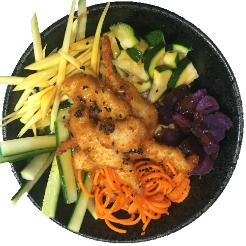 Bowl Kokosnuss Hähnchen