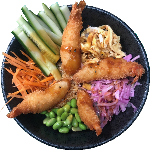 Bowl Garnelen Tempura