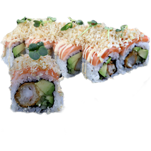 Crispy Lachs Roll (8 Stück)