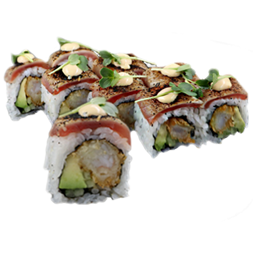 Flamed Tuna Roll (8 Stück)