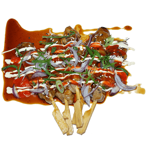 Hot Yakitori (scharf, 5 Stück)
