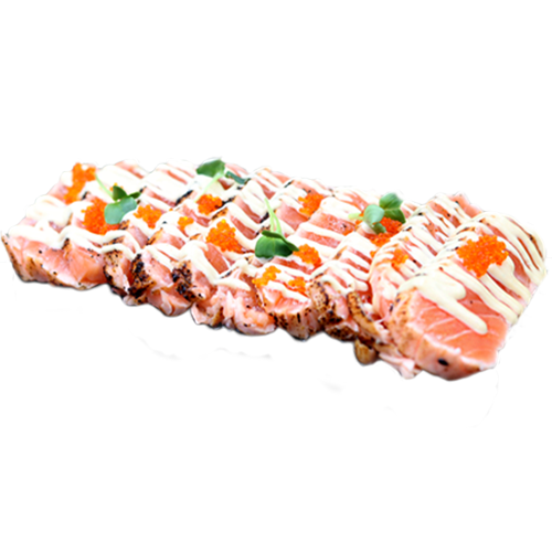 Hot Lachs Sashimi (10 Stück)