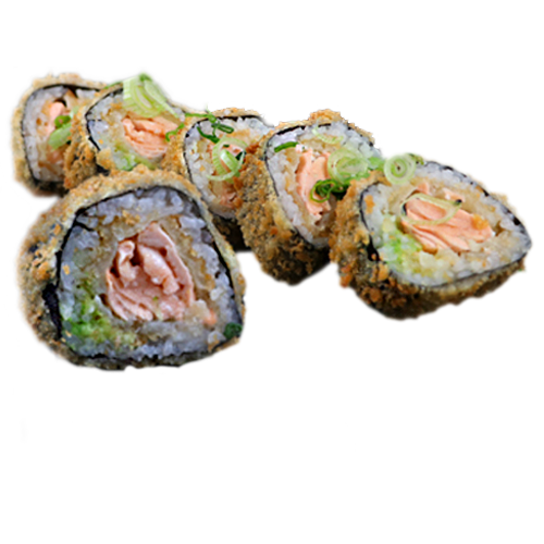 Lachs Tempura Roll (5 Stück)