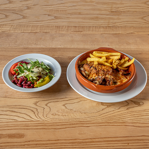 Gratinated Gyros Platter