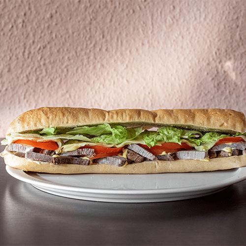 Croque Steak and Cheese