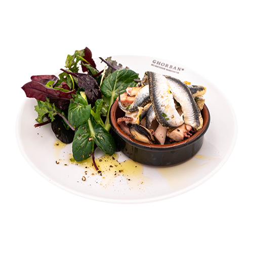 Frutti di Mare und Sardellen