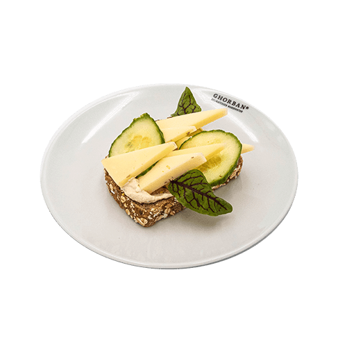 Frühstücksbrot Bergkäse (vegetarisch)