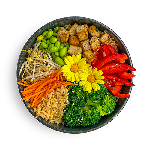 Die knackige asiatische-Bowl (vegan)